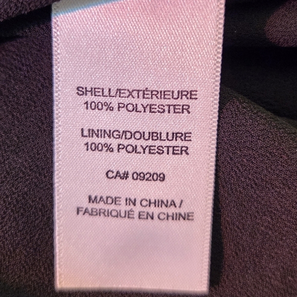 Cleo Blue and Green Plaid Blouse Keyhole Front And Sheer Sleeves With Cufffs Lrg - Picture 7 of 7